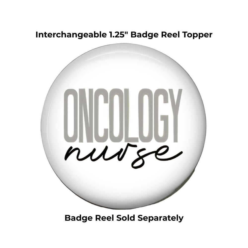 Oncology Nurse Badge Topper Cancer Care RN Healthcare Worker Nurse Gift